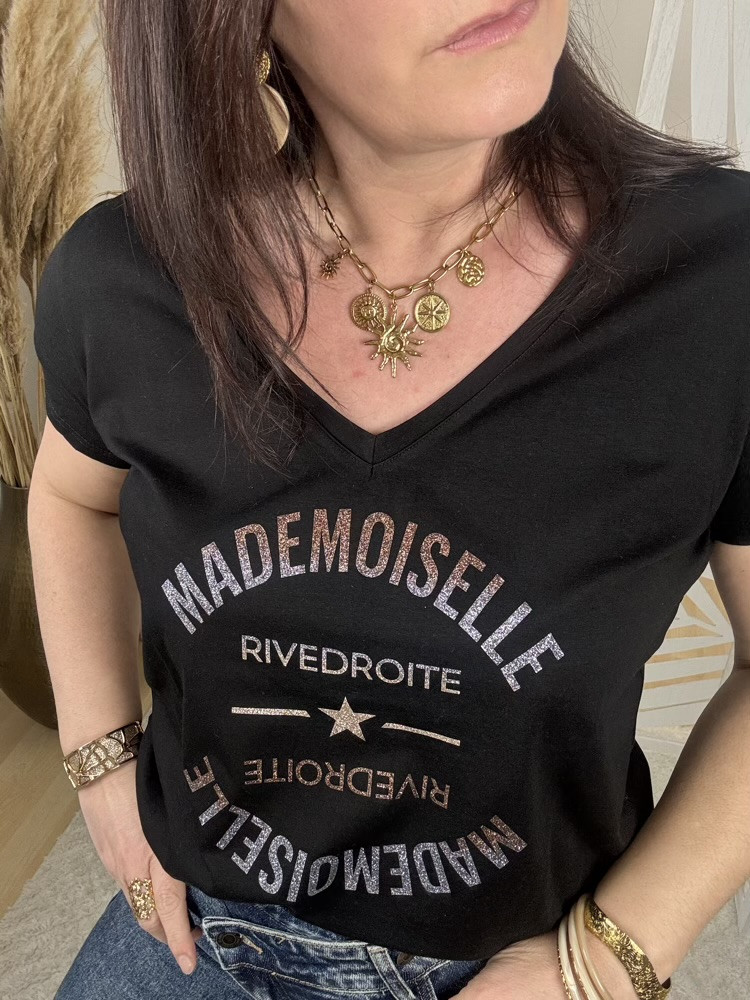 T shirt col V Rive droite :) 