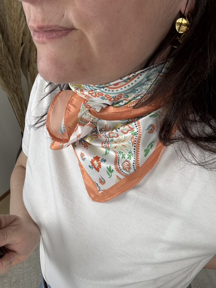 Foulard coloris pastel 