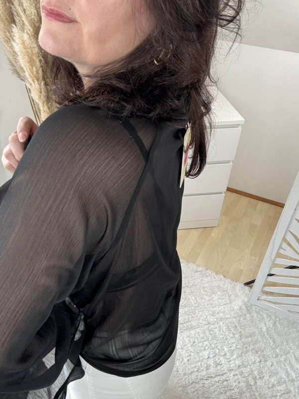 Blouse  fluide à volants Gracie 