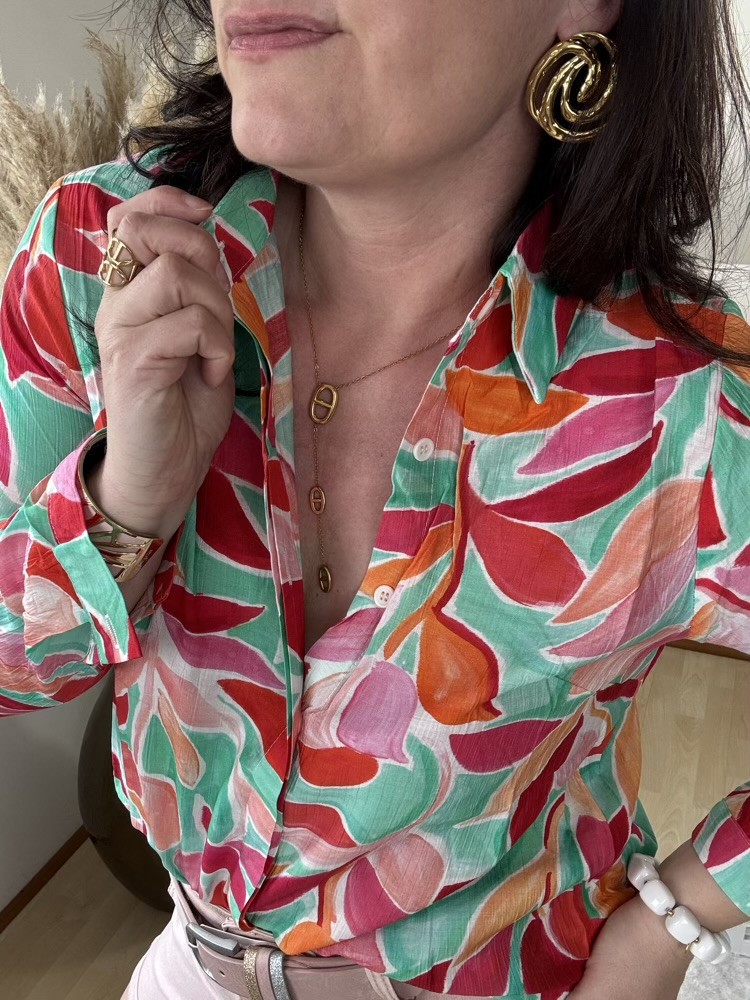 Chemise colorée Roberta 