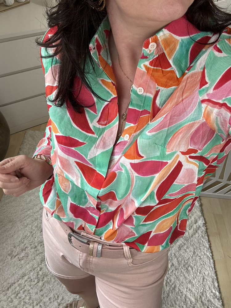 Chemise colorée Roberta 