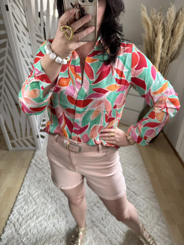 Chemise colorée Roberta 