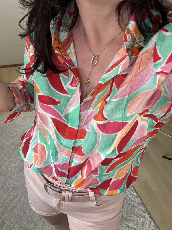 Chemise colorée Roberta 