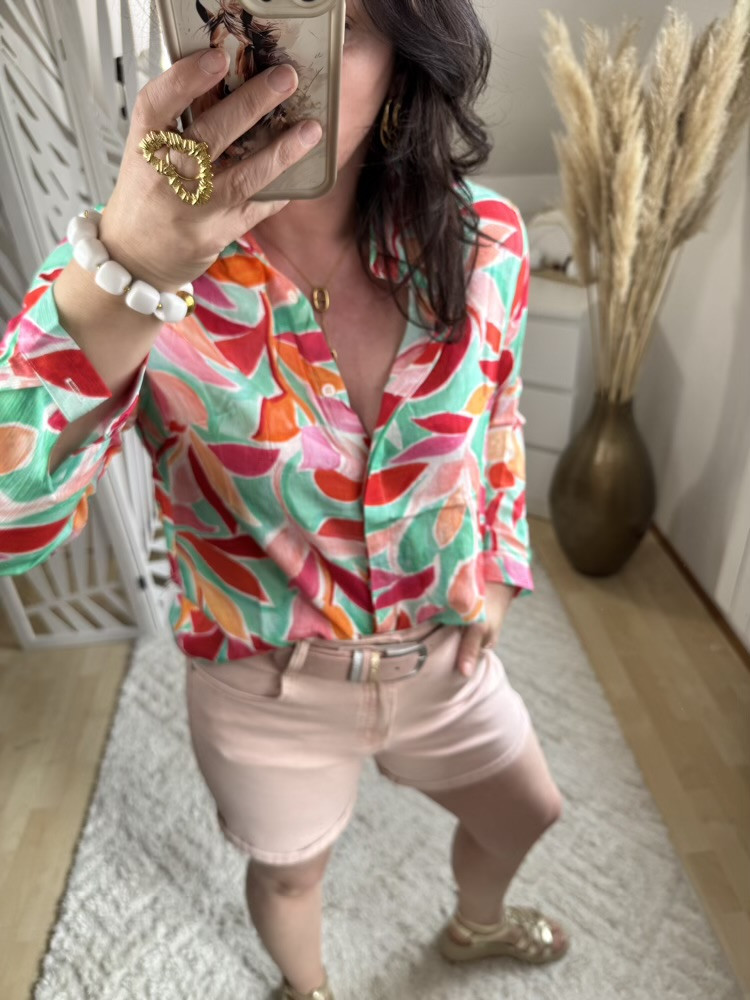 Chemise colorée Roberta 