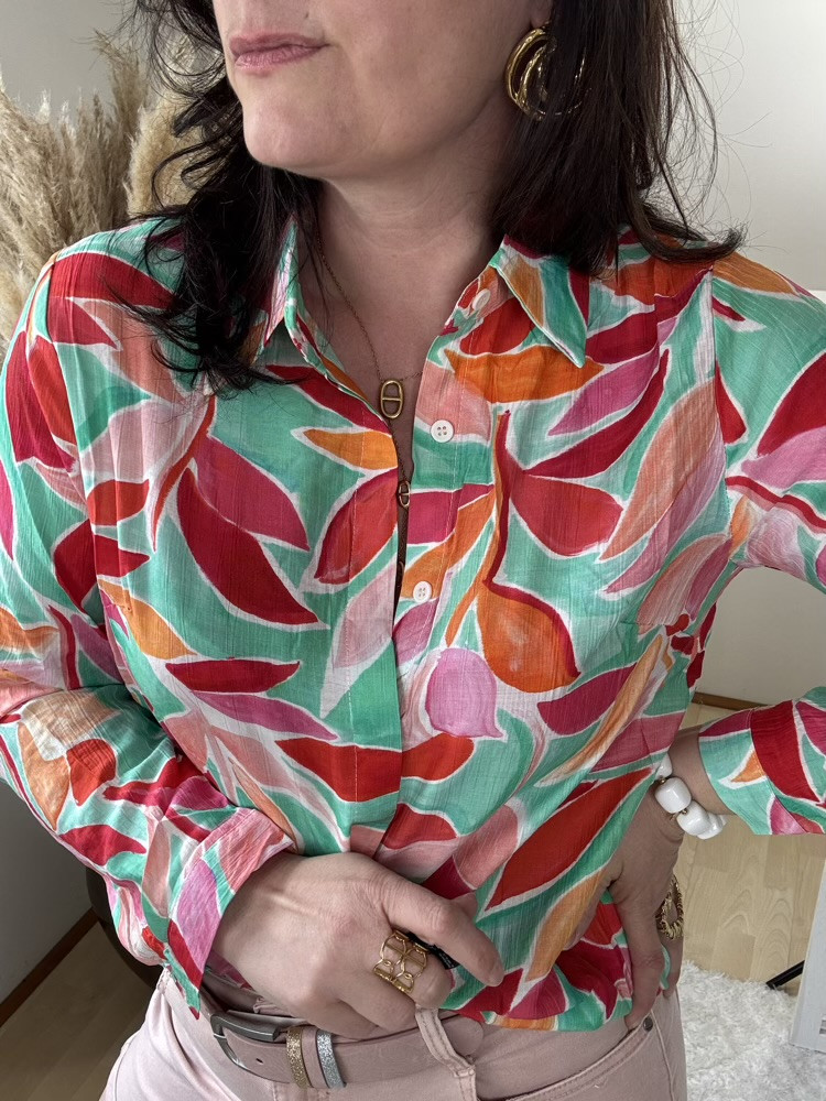Chemise colorée Roberta 