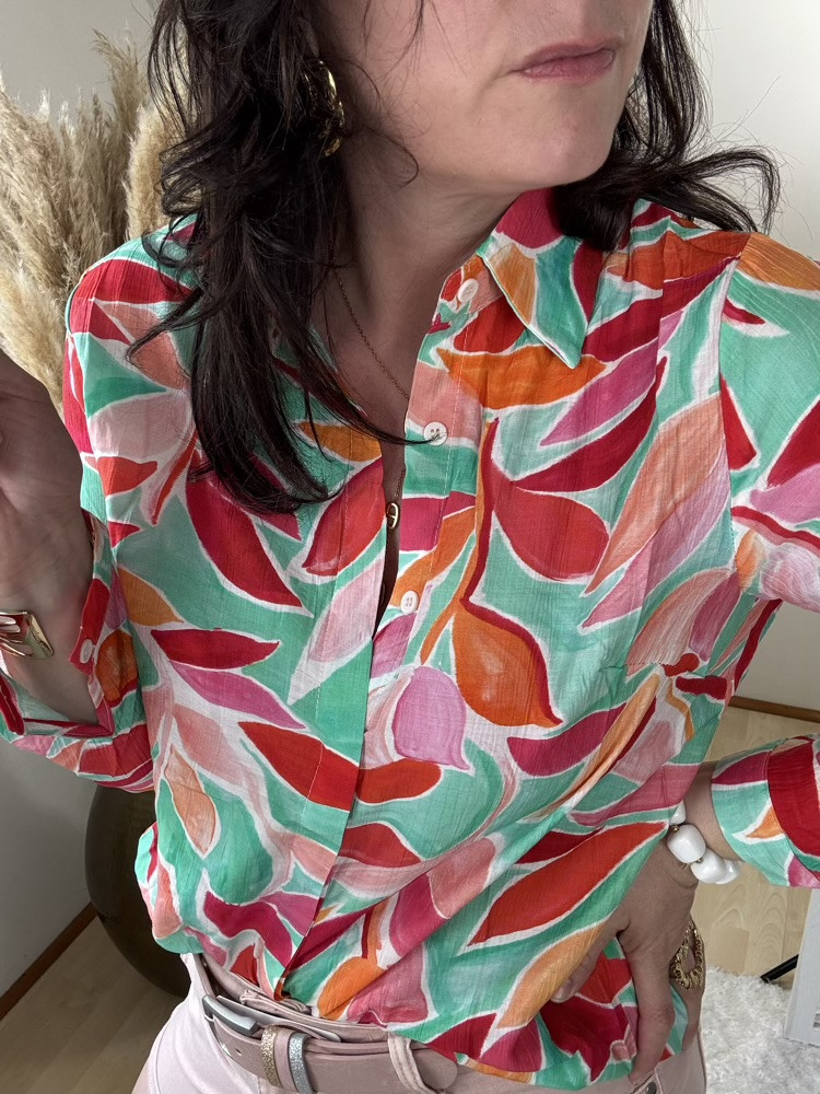 Chemise colorée Roberta 