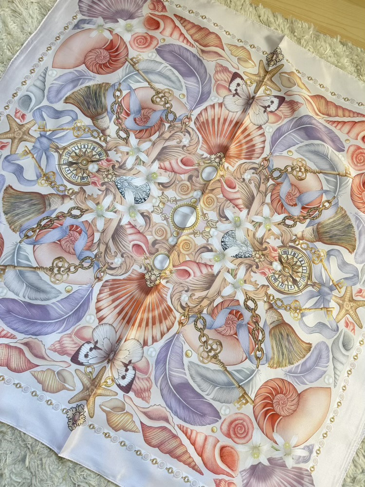 Foulard carré 70*70 Playa 