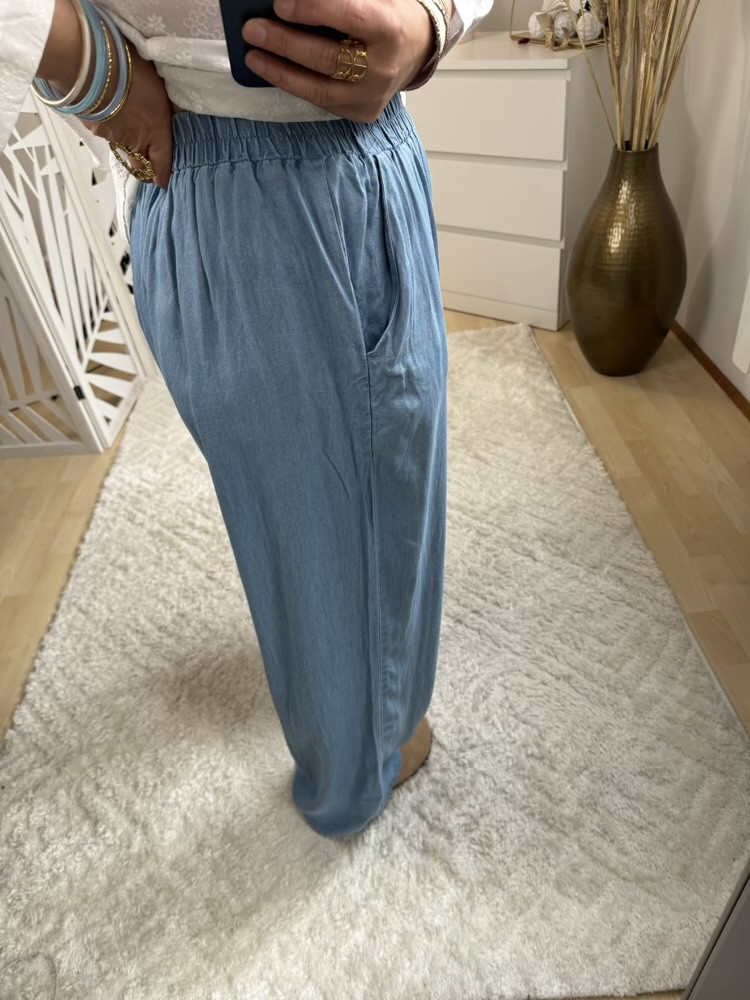 Palazzo Large façon jean Tencel :) 
