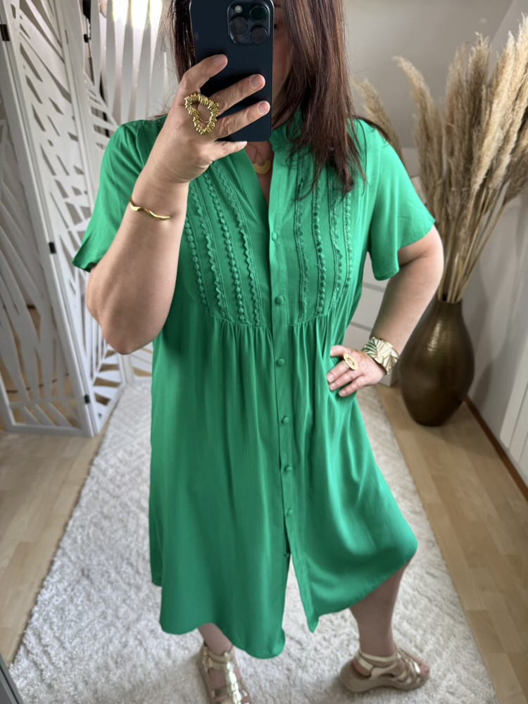 Robe Vert Jungle 