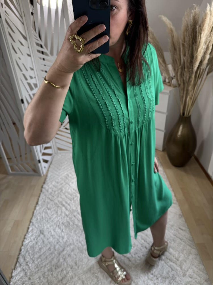 Robe Vert Jungle 