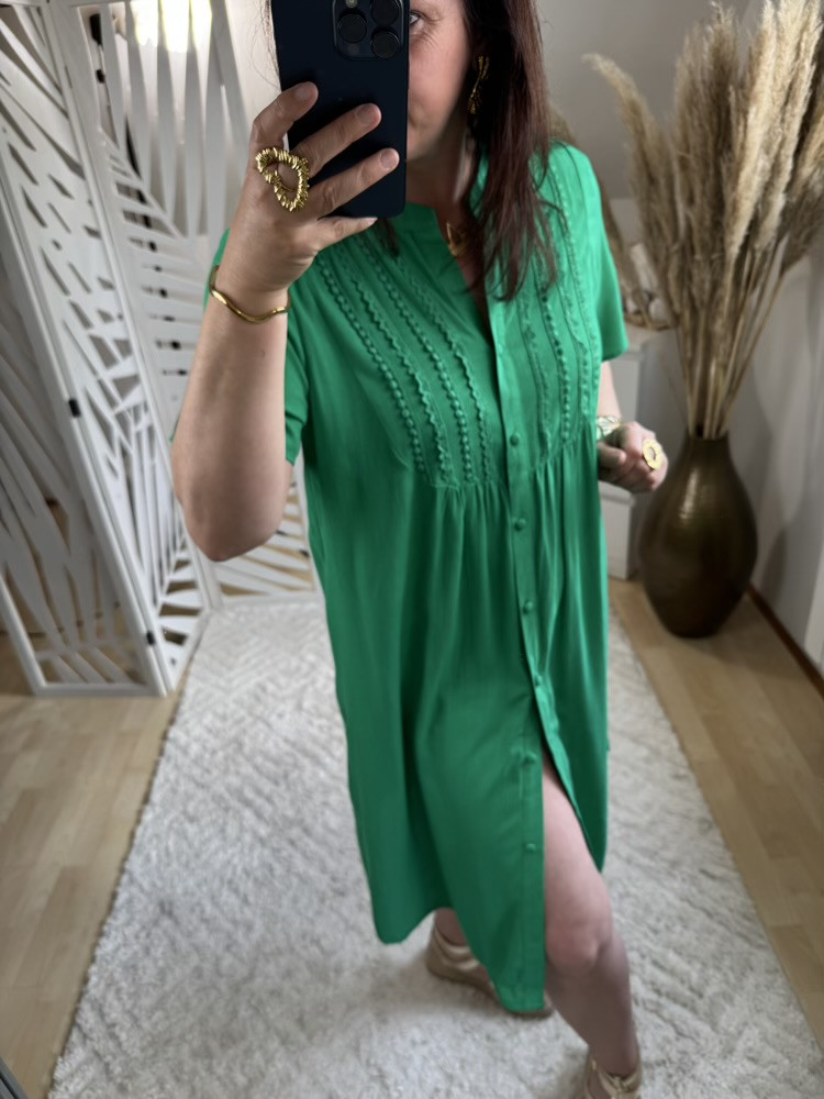 Robe Vert Jungle 