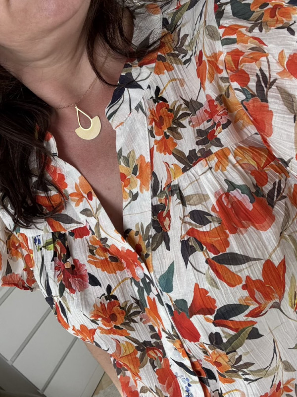 Blouse fleurie colorée Emma 