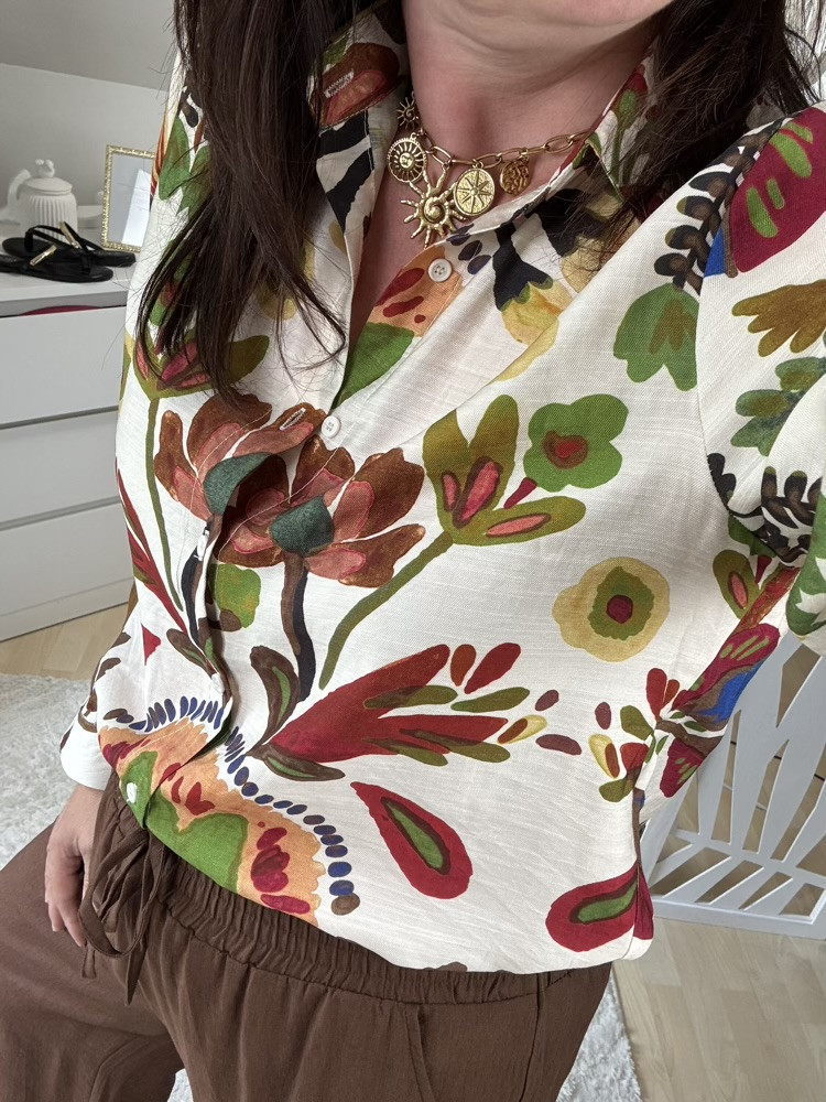 Chemise colorée teintes choco :) 