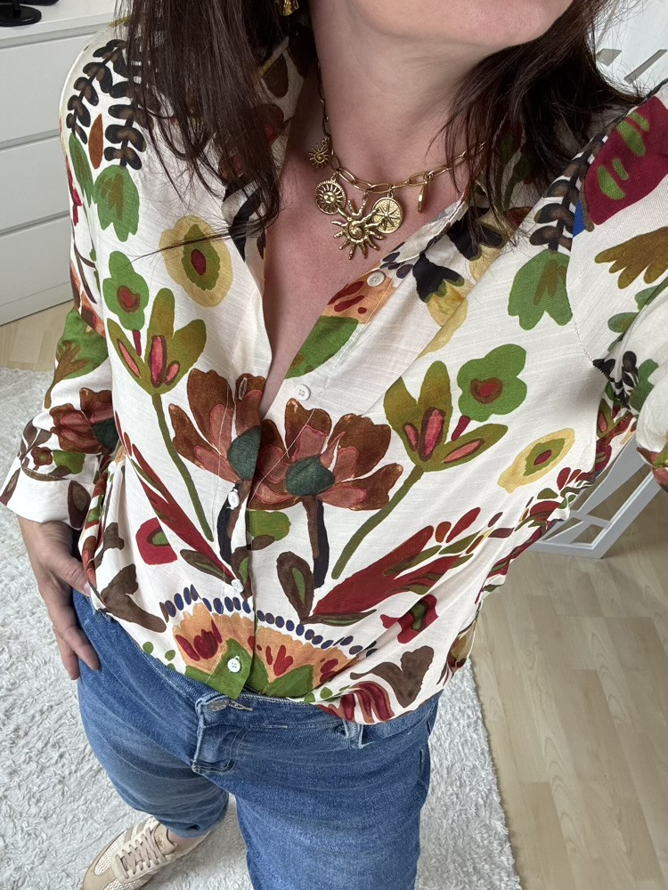 Chemise colorée teintes choco :) 
