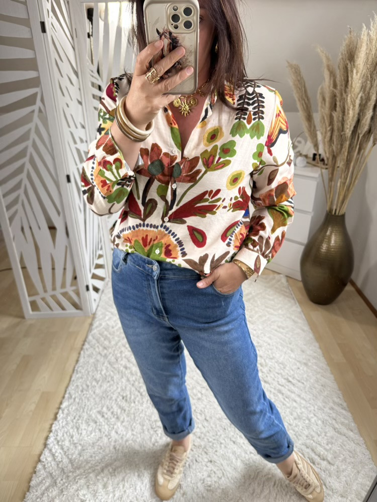 Chemise colorée teintes choco :) 