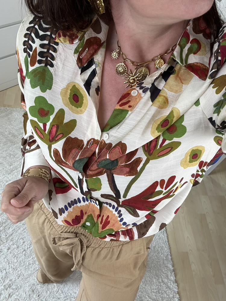 Chemise colorée teintes choco :) 