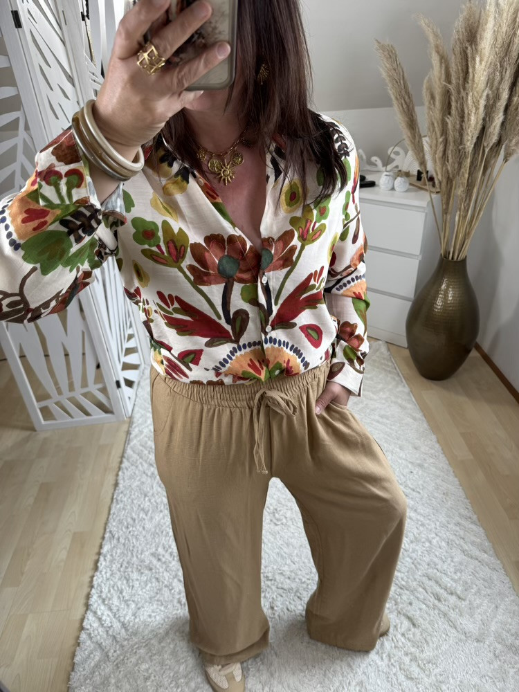 Chemise colorée teintes choco :) 