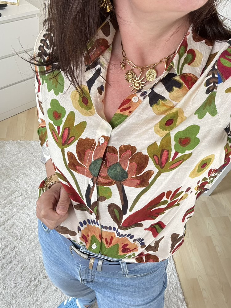 Chemise colorée teintes choco :) 