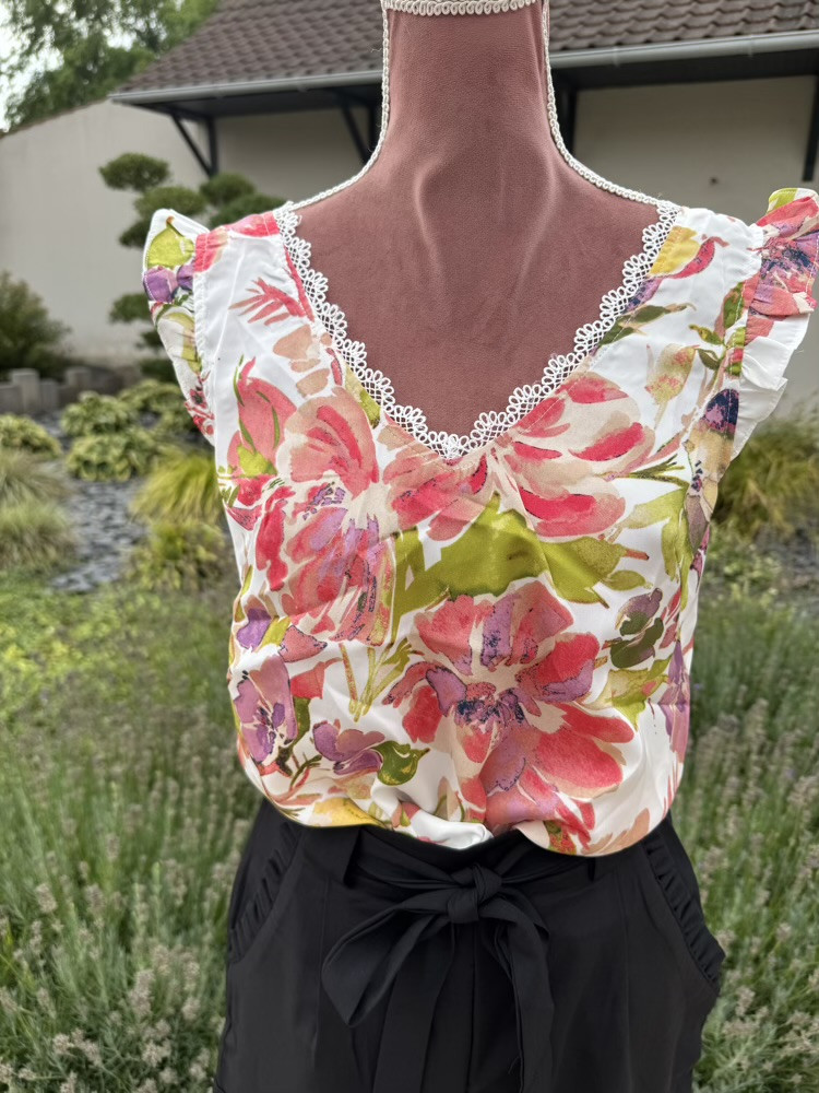 Blouse manches courtes Aissa 