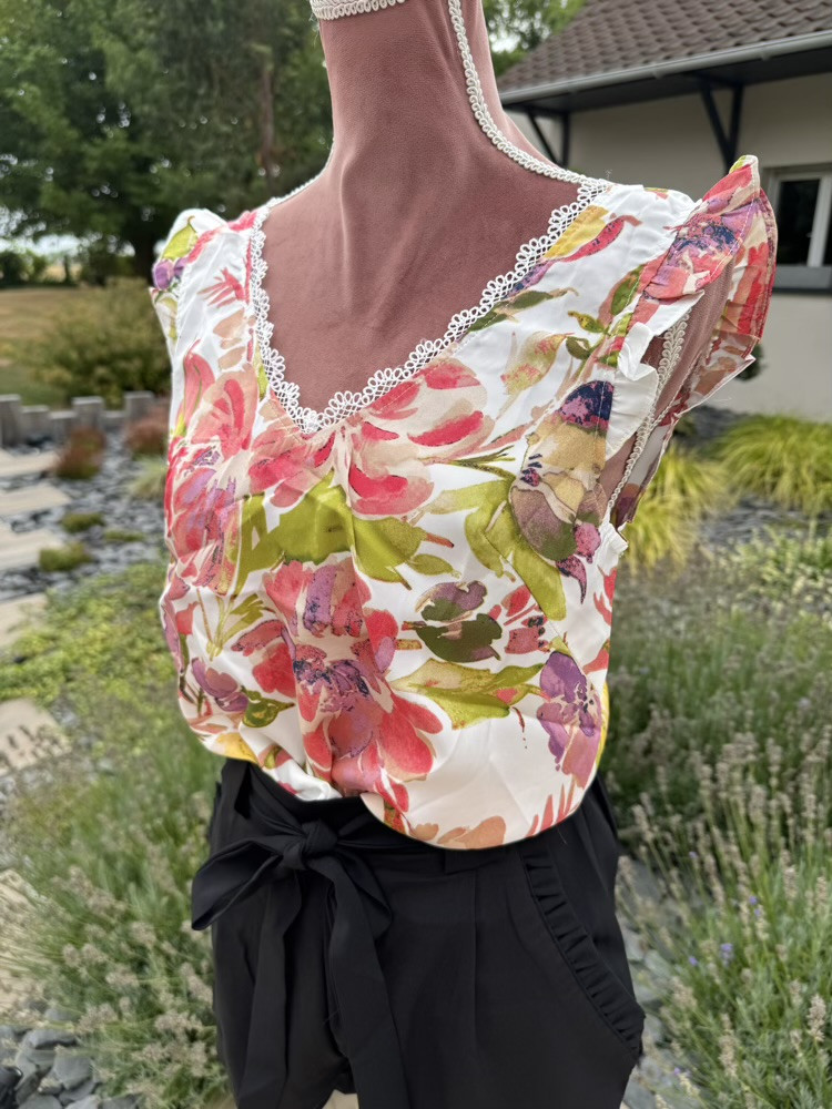 Blouse manches courtes Aissa 