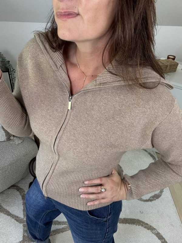 Gilet taupe 