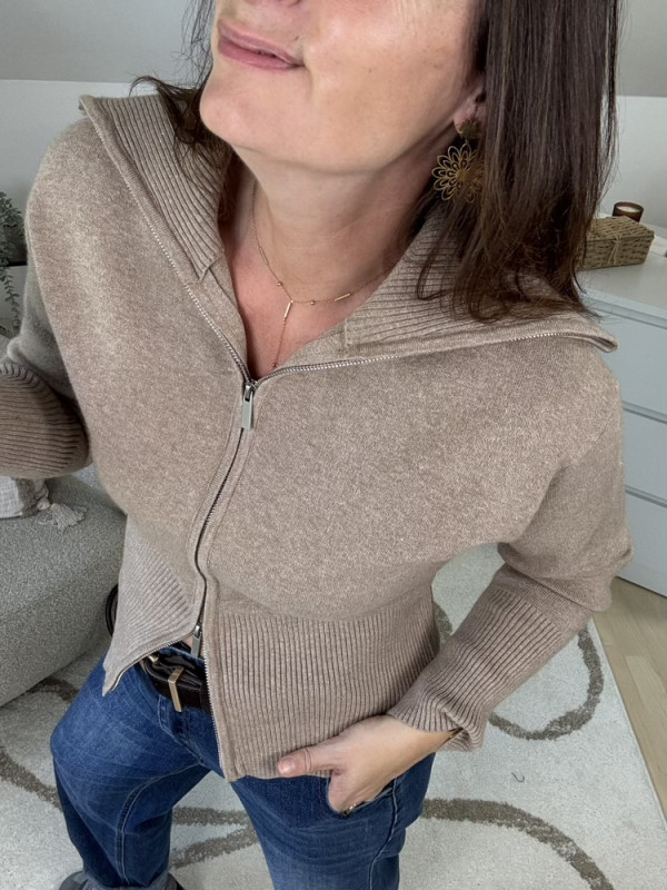 Gilet taupe 