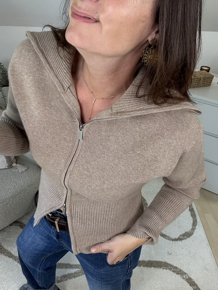 Gilet taupe 