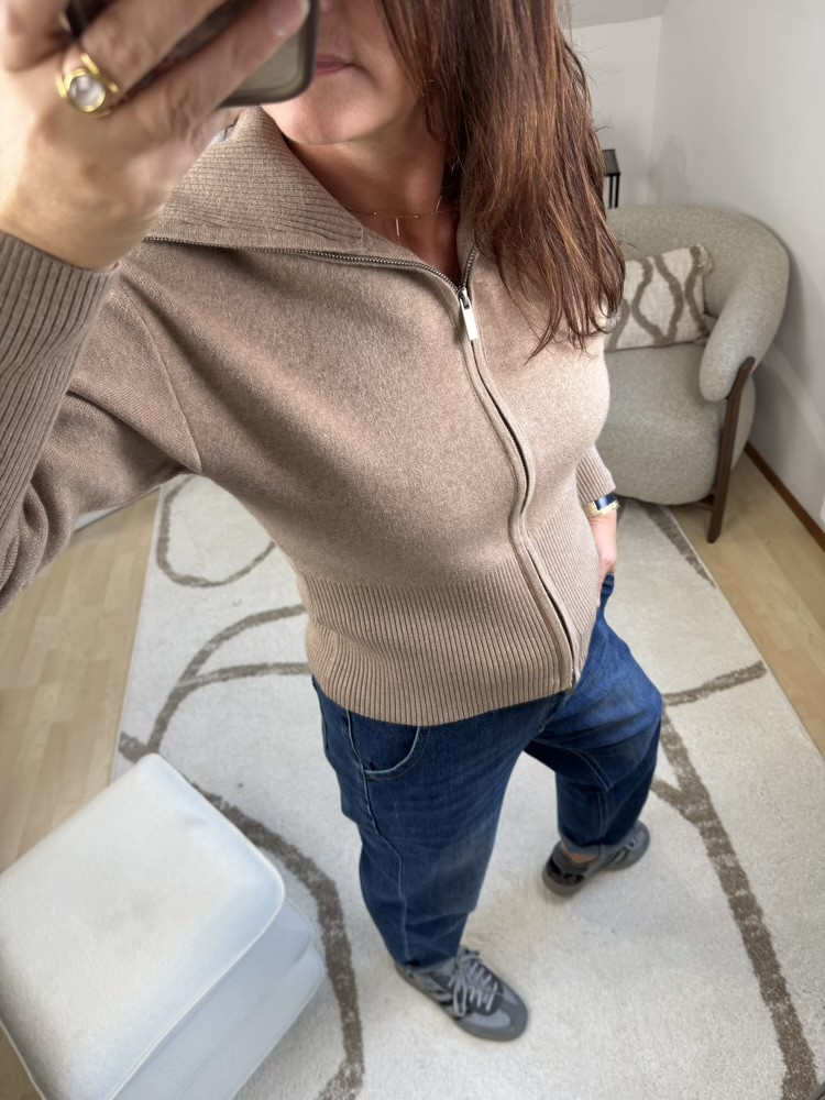 Gilet taupe 
