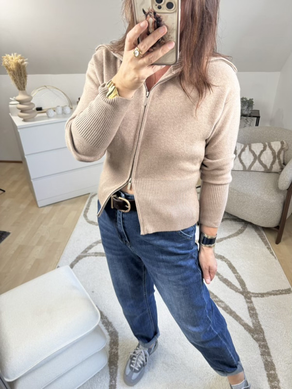 Gilet taupe 