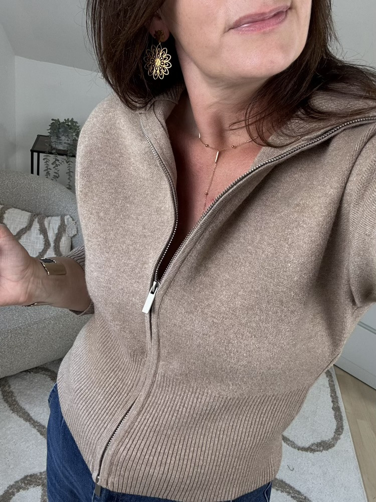 Gilet taupe 