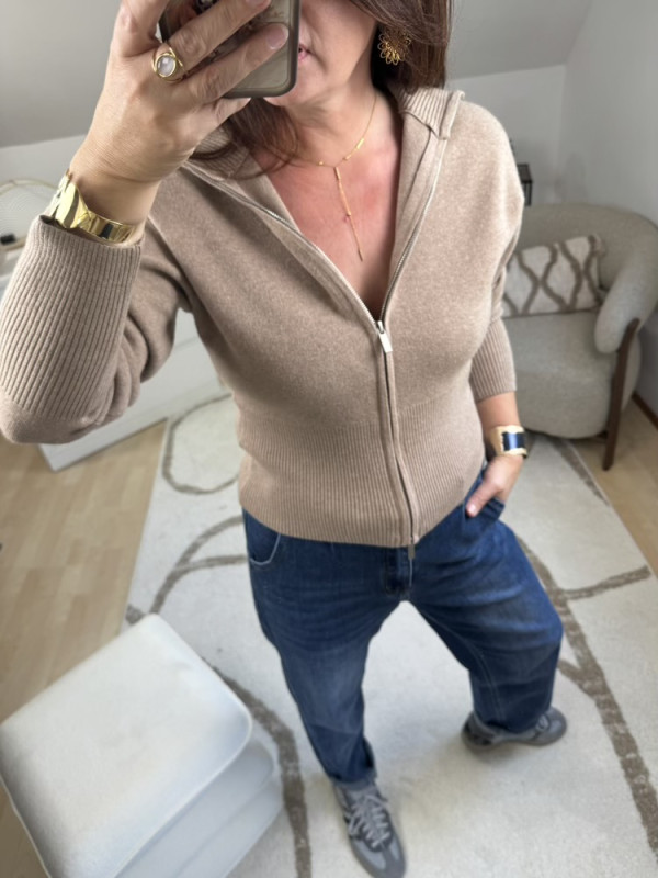 Gilet taupe 