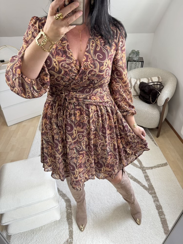 Robe teintes bordeaux Choco 
