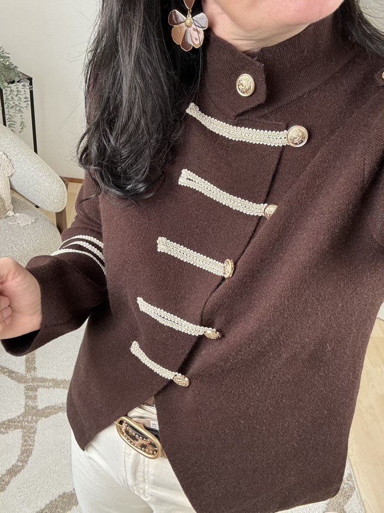 Gilet veste choco style officier 
