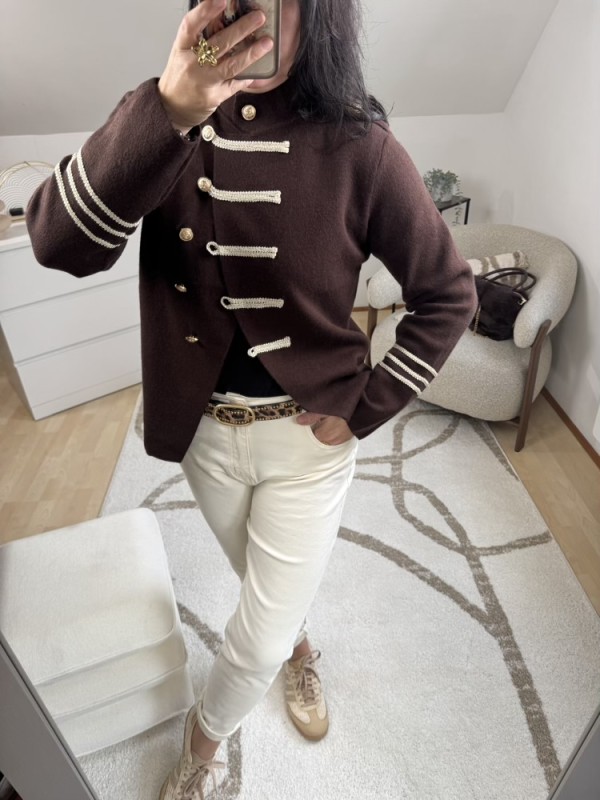 Gilet veste choco style officier 
