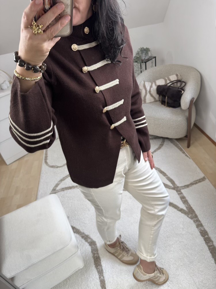 Gilet veste choco style officier 