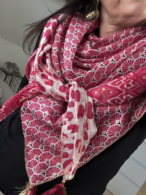 Patchwork Fushia 