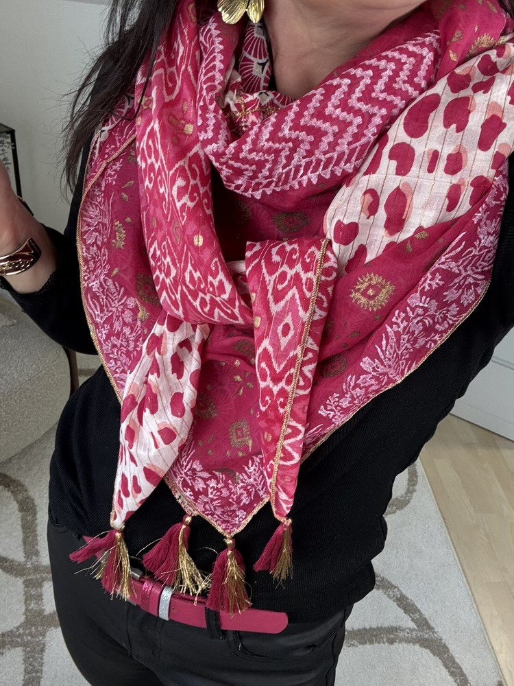 Patchwork Fushia 
