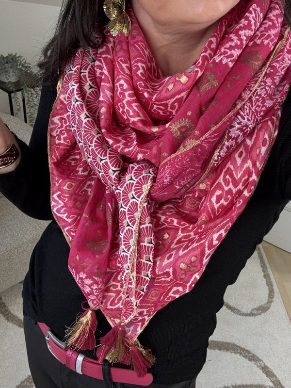 Patchwork Fushia 