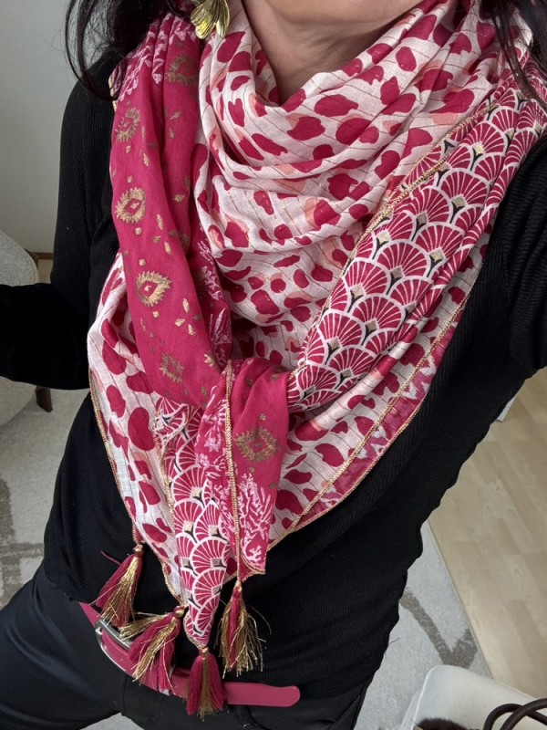 Patchwork Fushia 