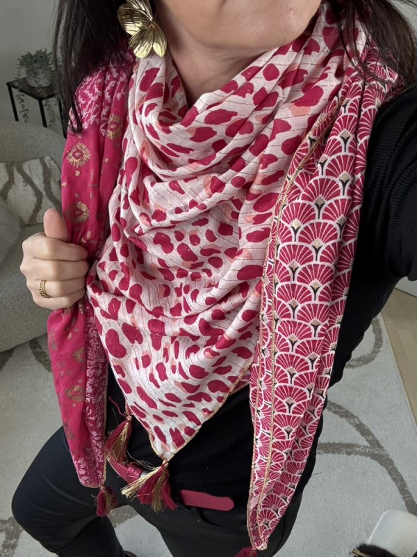 Patchwork Fushia 