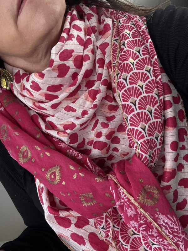 Patchwork Fushia 